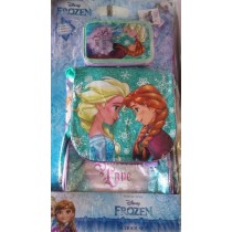 KIT SCUOLA FROZEN ZAINO E ASTUCCIO ELSA E ANNA DISNEY 2017/2018