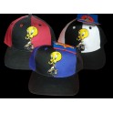 Cappelli Warner Bros originali Inter, Juventus, Milan Bimbi Titty Tweety