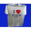 Maglietta I LOVE ITALIA taglia XL