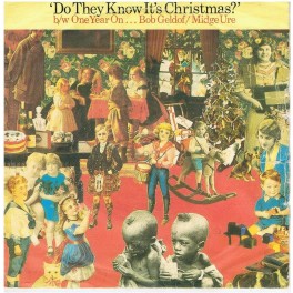 LP 'DO THEY KNOW IT'S CHRISTMAS?' B\W ONE YEAR ON... BOB GELDOF\MIDGE URE 042288436911