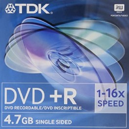 TDK Dvd+r 47 4.7GB - Confezione da 1