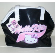 SHOPPING BAG NERA HELLO KITTY ITALY STYLE