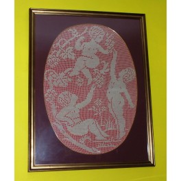 QUADRO FILET  TRE PUTTI ITALY STYLE