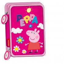 ASTUCCIO DOPPIA ZIP PEPPA PIG 8414778306523